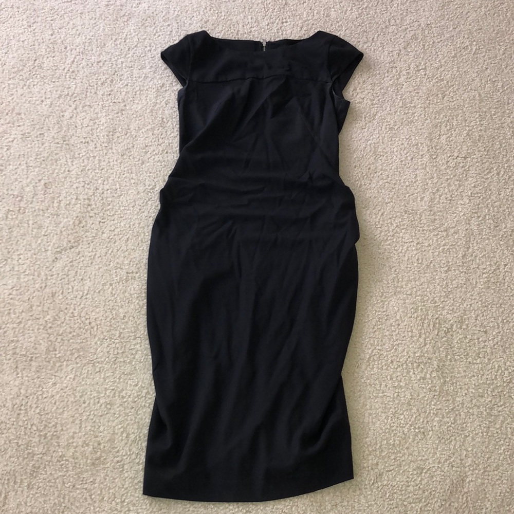 Cynthia Steffe black pencil knee length work dress